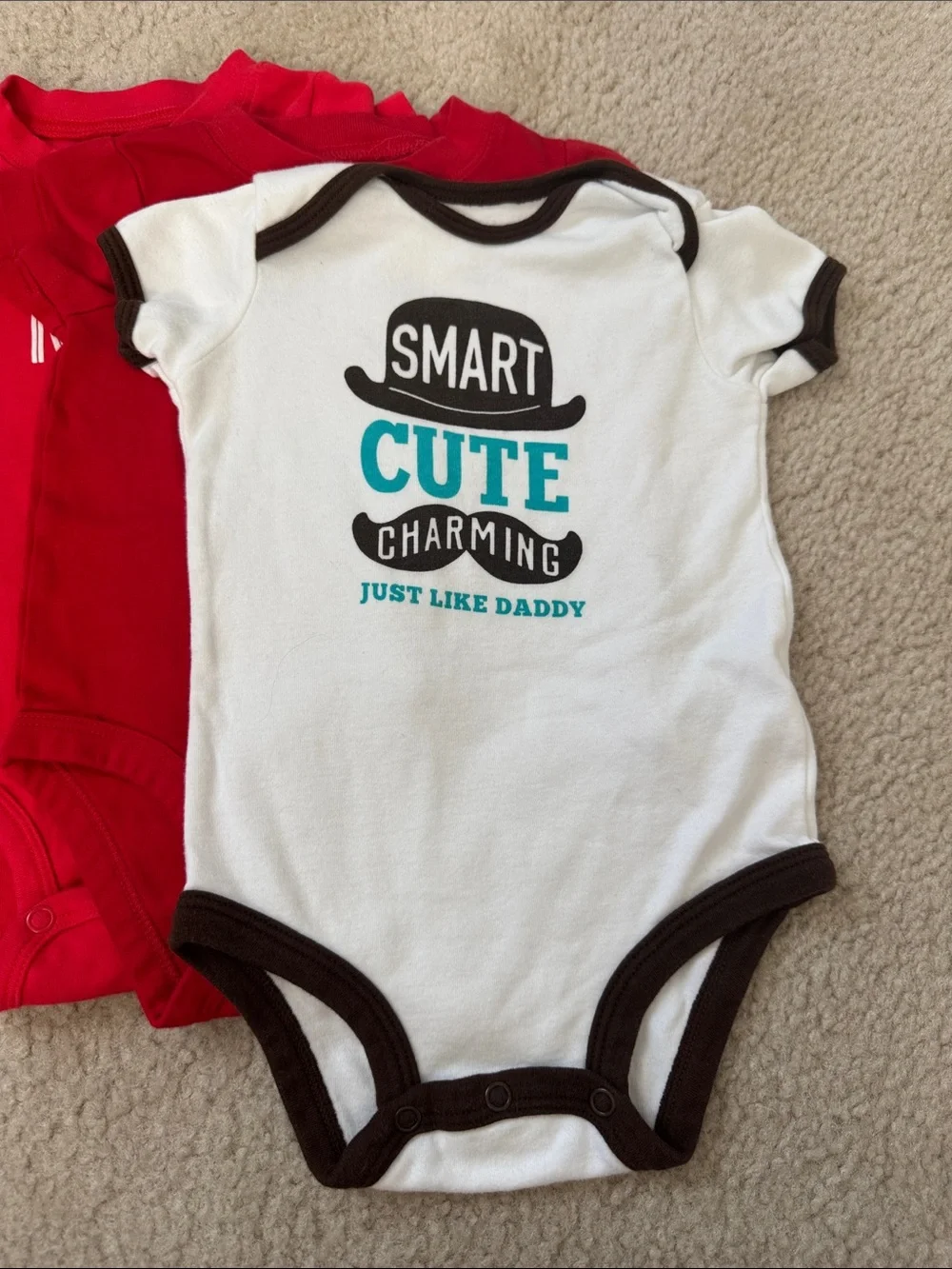 EUC Carter's Baby One-Piece Bodysuit Bundle - size 9 months
